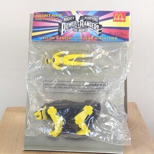 ⛔SOLD!⛔ Power Rangers Yellow McDonalds 1994 toy